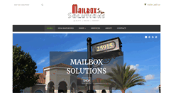 Desktop Screenshot of mailbox-solutions.com