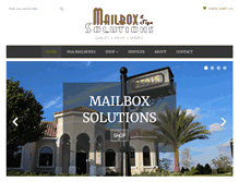 Tablet Screenshot of mailbox-solutions.com